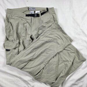 Columbia GRT Womens Size 8 Beige Cargo Pants Hiking Camping Trails Outdoors